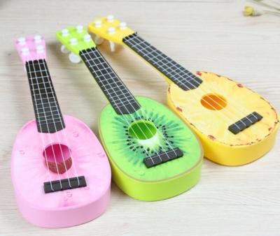 Ten Yuan Store Children's Toy Fruit Ukulele Simulation Guitar Children's Early Childhood Education Musical Instrument Wholesale