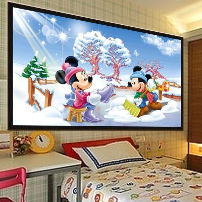 Five D Water Diamond Cross Stitch Cartoon Children Coin Diamond Mickey Mouse Mickey Brick Stone Painting