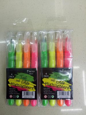 Fluorescent pen solid fluorescent pen