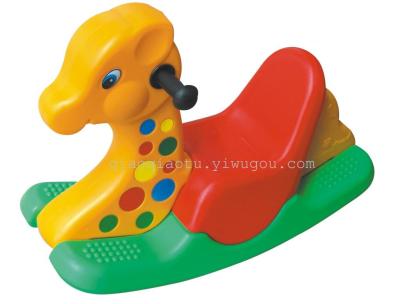 Children's toys plastic three deer baby chicks thickened rocking horse indoor and outdoor environmental protection