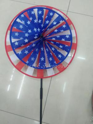 Manufacturers to produce the flag windmill, the United States flag windmill, need to be customized!