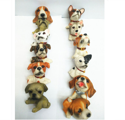 Twelve dogs resin refrigerator trade tourism process