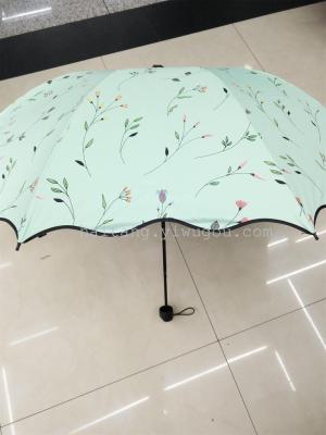 Small Black Umbrella, Umbrella, Advertising Umbrella, Umbrella, Straight Umbrella, Long Umbrella, Triple Folding Umbrella, Factory Direct Sales,