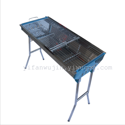8803 stainless steel barbecue stove outdoor charcoal barbecue BBQ stainless steel barbecue rack