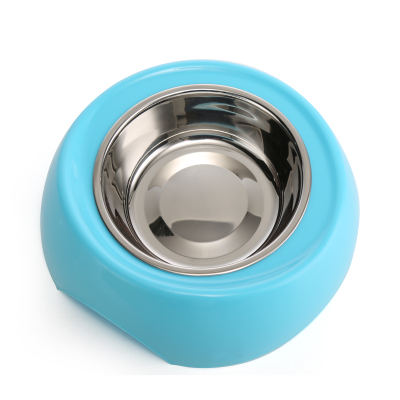 The Spot hot pet supplies wholesale, small amount of stainless steel, 2 in 1 dog food utensils with anti - skid dog bowl at the bottom