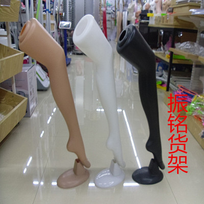 Show plastic female legs stockings feet film die mannequin