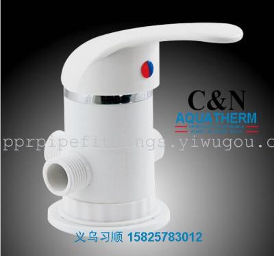 Plastic electric water heater shower faucet water mixer mixing valve