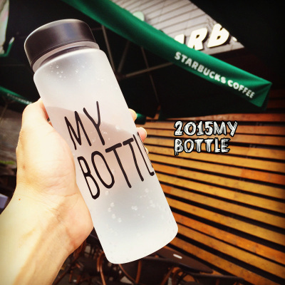 500ml Large Capacity Mybottle Plastic Water Bottle Outdoor Protable Sport Hiking Bottle Reusable Wide Mouth Water Bottle