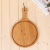 round Solid Wood Fruit Tray Kitchen Mini Cutting Board Bamboo Chopping Board Cutting Board Household Chopping Board Small