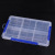 Three side buckle, large 24 - grid transparent plastic box with lid detachable plastic storage box hardware tools in the box