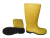 Yellow Rain boots PVC rain boots Black bottom Yellow Face rain boots Industrial rain boots labor protection shoes