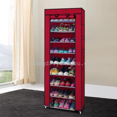 Ten layer coated cloth dust simple shoe 10 layers of cloth non-woven shoe rack rack