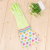 Flower sleeve and fleecy latex household gloves lengthened dishwashing rubber washing gloves.
