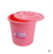 Plastic bucket cleanser carry a heavy plastic bucket with a thick plastic bucket.