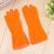 Wash bowl plastic gloves lengthened the latex gloves latex gloves are waterproof and durable.