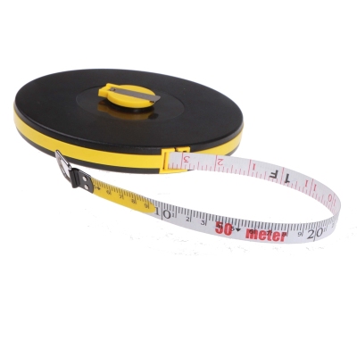 The soft leather ruler tape engineering measurement of glass fiber pull long ruler 50m