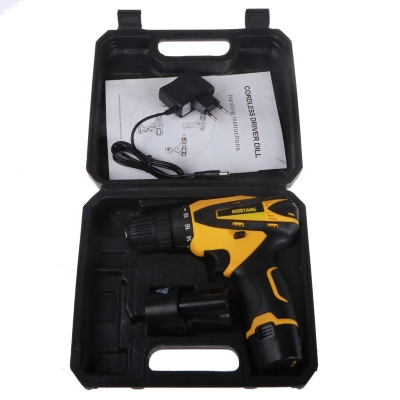 Electric Drill Double Speed 12V Rechargeable Pistol Drill Multi-Function Household Electric Screwdriver Electric Screwdriver