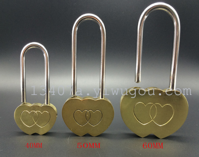 wholesale tourist attractions wishing to send each other love lovers love lock lock concentric copper lock lock