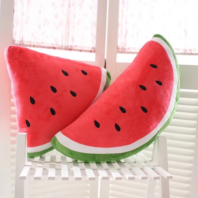 Creative plush toy doll triangle pillow cushion cushion watermelon fruit