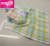 Gauze plus Velvet Clear Color Plaid Square Face Towel Children Face Towel Cleaning Towel Wholesale