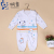 Infant baby boy girl combed cotton long sleeved Cotton Long Johns Romper Jumpsuit in spring autumn 