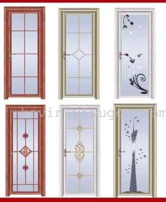 Shower Door Aluminium Alloy Door High-Grade Shower Door Wood Grain Shower Door