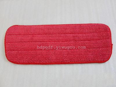 Foreign trade microfiber mop cloth paste type flat mop head replacement cloth to clean absorbent cloth