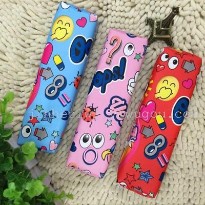 Cute cartoon pen creative stationery bags simple Korean children stationery factory outlets