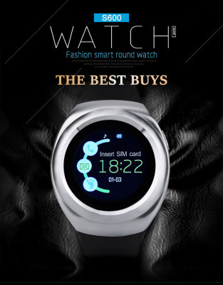 Smart bluetooth watch mobile phone V16 touch round screen plug-in to call QQ WeChat movement meter step