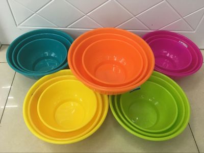 Vegetables and Fruits Salad Bowl Plastic Bowl Instant Noodle Bowl Creative Color Large Bowl 272-w006