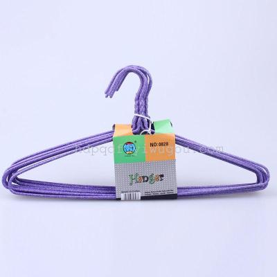 0828 high-grade dip anticorrosion iron hanger racks household spray hanger factory direct sales