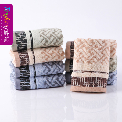 Ting long cotton jacquard towels suspended couple towel absorbent towel dry hair soft towel 10.