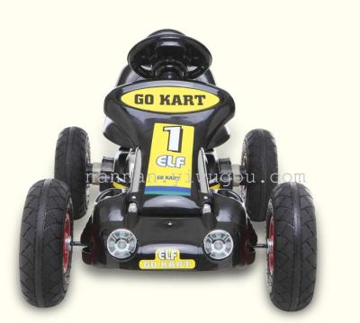 The four round of child children electric car kart double drive can sit the remote control car pneumatic wheel 1-7 years