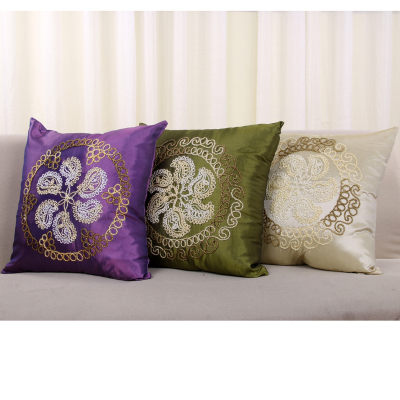 Disc holding rope embroidery Pillowcase Pillow bed sofa cushion car cushion office without core