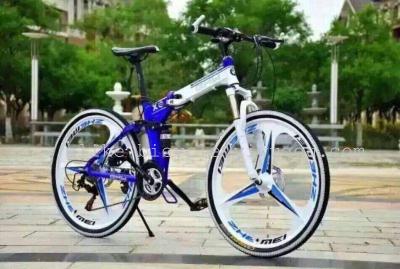 Bike 26 inches mountain bike 21 speed 3 - ring gear speed folding mountain bike factory direct sales