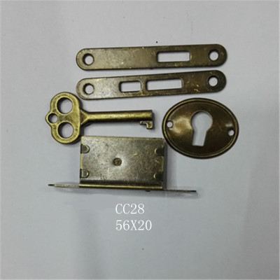 Jin Feng hardware craft accessories factory wholesale metal cross lock lock lock box quality