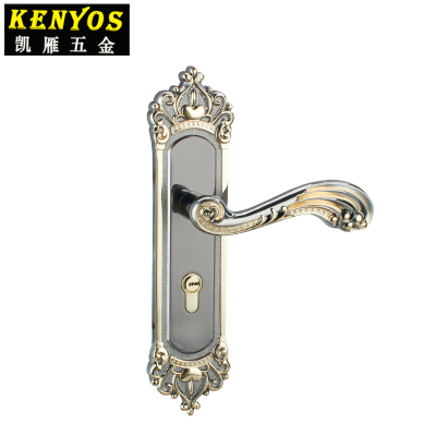 Wholesale KENYOS zinc alloy Indoor high-grade wood door mechanical lock bronze