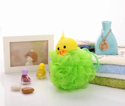 Qingzhi Brand Small Animal Doll Mesh Sponge Children's Bath Favorite More than Loofah Multi-Color