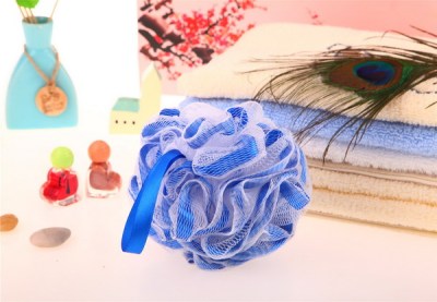 Qingzhi Brand Set Ribbon Mesh Sponge High-Grade Large Shower Ball Multi-Color Mixed Batch