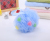 Qingzhi Brand Love Shape Sponge Bath Ball Multi-Color Mixed Batch