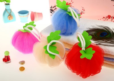 Qingzhi Brand Creative Enkianthus Chinensis Bath Sponge Bath Ball Cute Shower Net Ball Multi-Color Mixed Batch