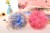 Qingzhi Brand Hot Selling PE Rose Silk Lace Loofah High-Grade Mesh Sponge Customized Mixed Batch