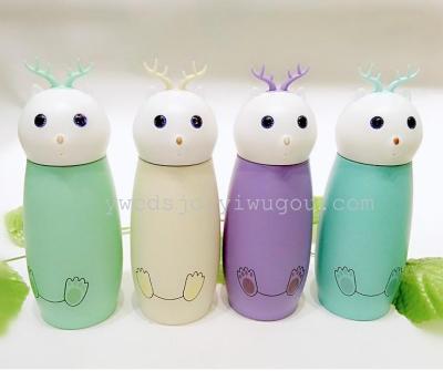 Sweet children of stainless steel vacuum thermos cup and portable portable cup gift cups