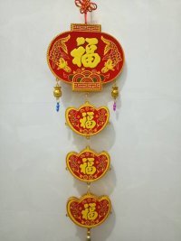 Chinese New Year pendant with printed lantern