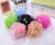 Qingzhi Brand Love Shape Sponge Bath Ball Multi-Color Mixed Batch