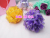 Qingzhi Brand High-End Mesh Sponge Sets of Colorful Silk Ball Shower Net Ball Customization