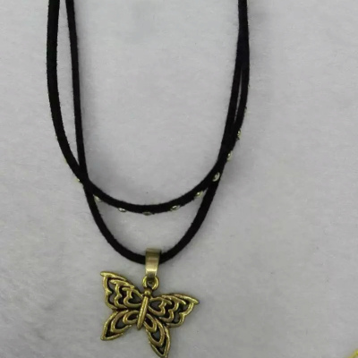 Japan and South Korea Long Necklace Pendant butterfly female all-match