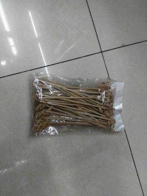 Refined environmental protection, durable work bamboo fruit stick, pure natural bamboo health and hygiene