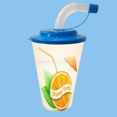 The new creative cold drink cup 3D straw cup company gifts gift cup wholesale custom L Cartoon Cup