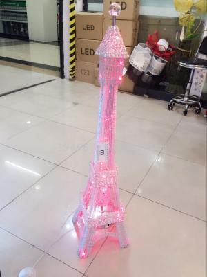 Manufacturers selling simple European aluminum wire tower lamp lamp warm living room bedroom study aluminum wire lamp